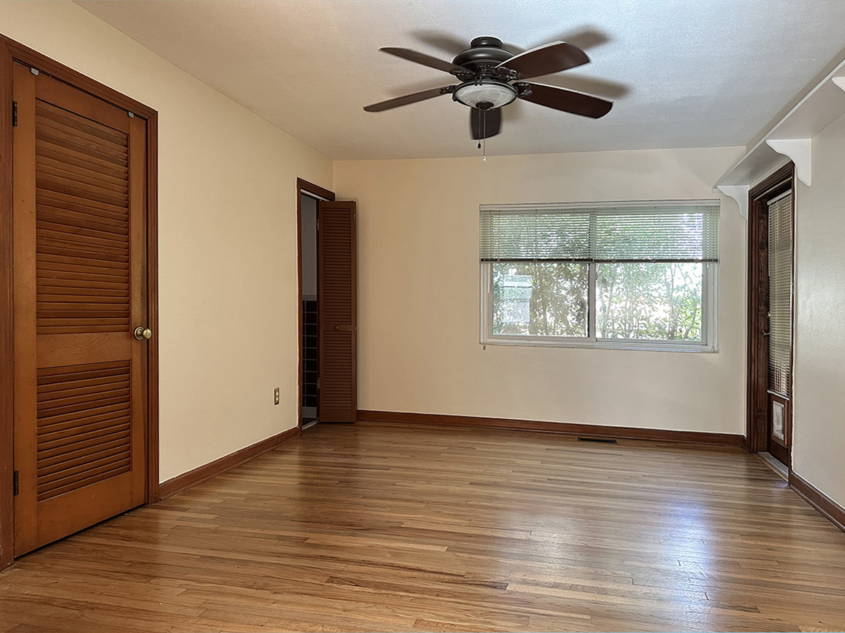 Photo of separate study connected to master bedroom
